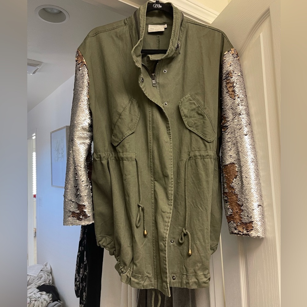 Army green jacket